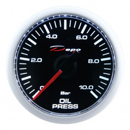 Merilniki DEPO night glow Serija 52 mm DEPO racing gauge Oil pressure - Night glow series | race-shop.si