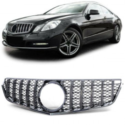 SPORT maska hladilnika (rešetka), črna krom za Mercedes E Coupe C207 Convertible A207 09-13