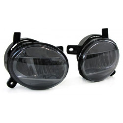 Clear glass LED fog lights Black Smoke for Audi A4 8K A6 4F Q5 Seat Exeo