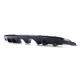 Body kit a vizuálne doplnky Sport rear diffuser double pipe center black gloss for VW Golf 6 1K 08-13 | race-shop.si