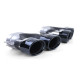 UNIVERZALNI TIP Stainless steel tailpipes exhaust trims black sport for Mercedes E Class W213 | race-shop.si