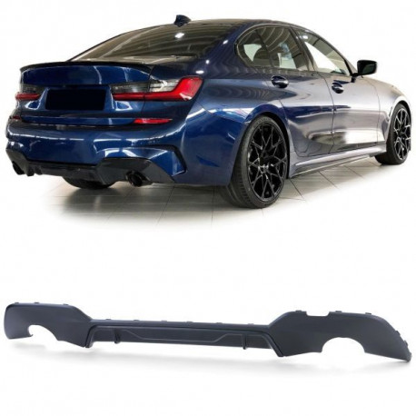 Body kit a vizuálne doplnky RACES zadnji difuzor (Performance) za BMW 3 Series G20 from 2018, mat | race-shop.si