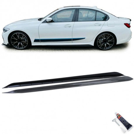 Body kit a vizuálne doplnky Stranski pragovi Performance, karbon za BMW 3 Series G20 G21 od 2018 | race-shop.si