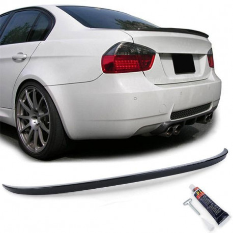 Body kit a vizuálne doplnky Zadnji lip spojlerja, black gloss za BMW 3 Series E90 Sedan 05-11 | race-shop.si