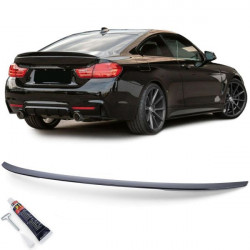 Sport rear spoiler lip black gloss with ABE fits BMW 4 Series F32 Coupe from 13