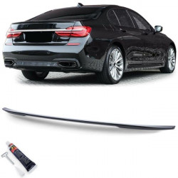 Sport rear spoiler lip black gloss with ABE fits BMW 7 Series G11 G12 14-17