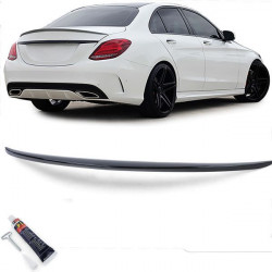 Zadnji lip spojlerja, black gloss z ABE za Mercedes C W205 sedan 14-21