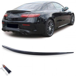 Sport rear spoiler lip black gloss for Mercedes E Class C238 Coupe from 16