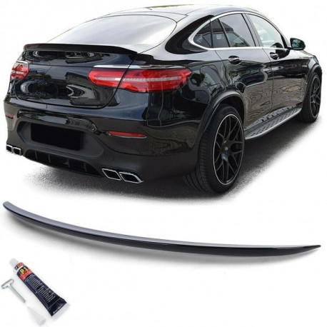 Body kit a vizuálne doplnky Sport rear spoiler black gloss with ABE for Mercedes GLC Coupe C253 16-19 | race-shop.si