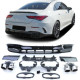Body kit a vizuálne doplnky SPORT Zadnji difuzor black gloss z kromiranimi izpušnimi nastavki za Mercedes CLA C118 od 19 | race-shop.si