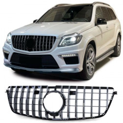 Sport grille black gloss chrome fit for Mercedes GL X166 12-15