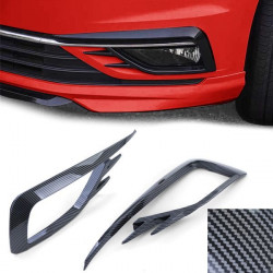 Okrasna obroba meglenk GTI, karbonska zasnova gloss za VW Golf 7 17-20