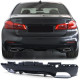 Body kit a vizuálne doplnky Zadnji podaljšek odbijača – difuzor, SPORT Performance, črna mat za BMW 5 Series G30 G38 | race-shop.si