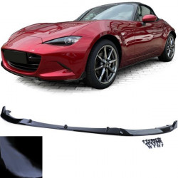 Front spoiler lip bumper black gloss fit for Mazda MX5 ND from 15