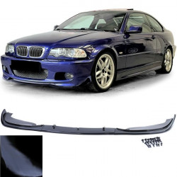 Front spoiler lip bumper black gloss fit for BMW E46 Coupe Convertible