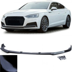 Sprednji lip spojler black gloss za Audi A5 F5 from 16