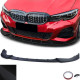 RACES sprednji splitter (Sport) za BMW 3 Series G20 G21 from 18, mat črna