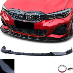Front spoiler lip approach sport black gloss fit for BMW 3 Series G20 G21 from 18