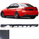 Body kit a vizuálne doplnky Sport rear diffuser single pipe left carbon look fits BMW 3 series F30 sedan | race-shop.si