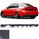Body kit a vizuálne doplnky SPORT zadnji difuzor odbijača, z enocevnim izrezom za izpuh karbonski videz za BMW 3 series F30 sedan | race-shop.si