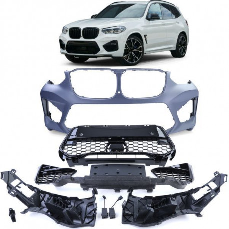 Body kit a vizuálne doplnky SPORT sprednji odbijač z masko odbijača in dodatki za BMW X3 G01 17-21 | race-shop.si