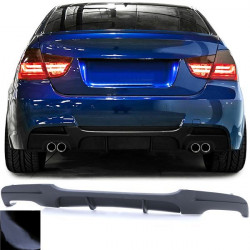 RACES zadnji difuzor (Performance) za BMW 3 Series E90 05-12 (izpuh 2+2)