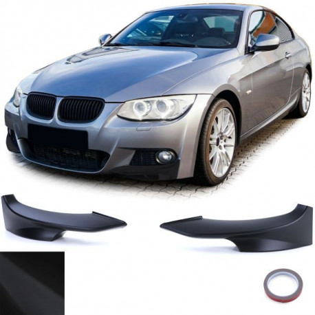 Body kit a vizuálne doplnky Sprednji stranski podaljšek – splitter, matirano črna za BMW 3 Series E92 E93 10-13 | race-shop.si