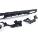 Body kit a vizuálne doplnky SPORT Zadnji difuzor s nastavki za izpuh črna za Mercedes W205 sedan 14-18 | race-shop.si