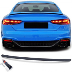 SPORT Zadnji lip spojler za prtljažnik, črna mat za Audi A5 S5 RS5 F5 16-21