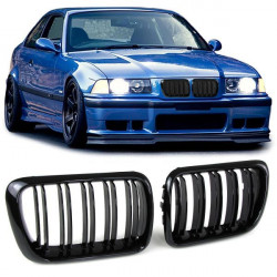 Sport grille double bar performance gloss fit for 3 series BMW E36 96-99