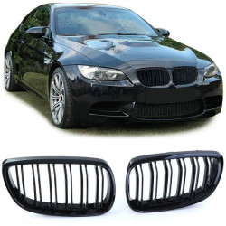 Sport grille double bar performance gloss fit for BMW 3 series E92 E93 06-09