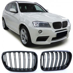 SPORT maska odbijača (dvojna) Performance gloss za BMW X3 F25 10-14
