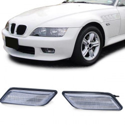 LED Side Indicators White Pair fits BMW Z3 Coupe Roadster 94-02
