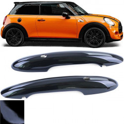 Door Handles Cover Black Gloss suitable for Mini F55 F56 F57 with comfort access