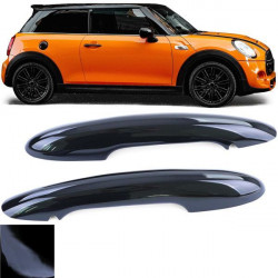 Door Handles Cover Black Gloss suitable for Mini F55 F56 F57 without comfort access