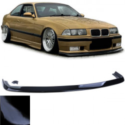 Front spoiler lip FATLIP Black gloss fits BMW 3 Series E36 90-99