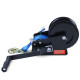 Povezovalni trakovi Professional winch hand winch black with strap blue 1500kg 8 meters | race-shop.si