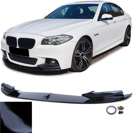Body kit a vizuálne doplnky Sprednji lip spojler Performance gloss za BMW 5 Series F10 F11 10-17 | race-shop.si