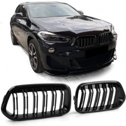 Sport grille double bar performance gloss fit for BMW X2 F39 from 18