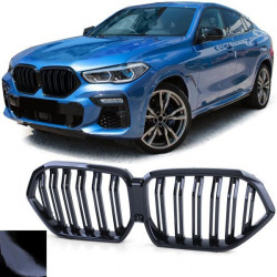 Sport grille double bar performance gloss fit for BMW X6 G06 from 19