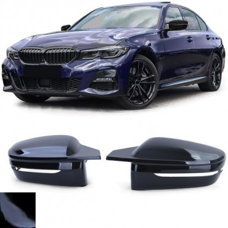 Ogledala Mirror caps Sport Black Gloss for replacement fits BMW 3 Series G20 G21 ab19 | race-shop.si