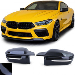 Mirror caps black gloss for replacement fits BMW 8 Series G14 G15 G16 from 18
