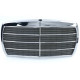 Body kit a vizuálne doplnky Maska hladilnika z kromiranim okvirjem za Mercedes W123 75-85 | race-shop.si