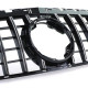 Body kit a vizuálne doplnky RACES maska hladilnika (Sport) za Mercedes A Class W177 from 18, sijoč črni krom | race-shop.si