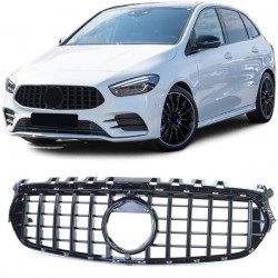 SPORT Maska hladilnika odbijača Black Gloss za Mercedes B Class W247 od 18