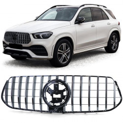 SPORT maska odbijača black gloss krom za Mercedes GLE SUV V167 od 18