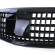 Body kit a vizuálne doplnky RACES maska hladilnika (Sport) za Mercedes S W222 with Night Vision 13-20, črna | race-shop.si