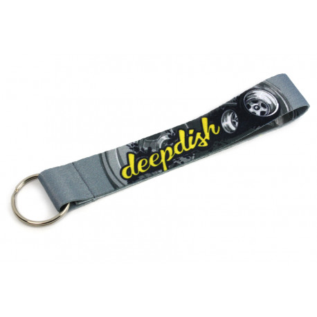 Ključavnice Short lanyard keychain "Deep Dish" - Grey | race-shop.si