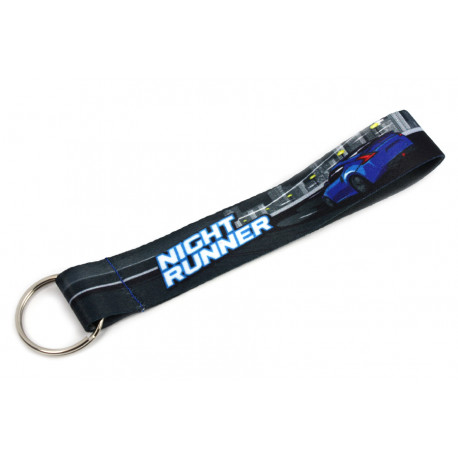 Ključavnice Short lanyard keychain "Night Runner" - Black | race-shop.si