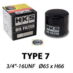HKS tip 7 oljni filter 3/4-16 UNF (Nissan CA18, RB, VG30, Toyota 4A-G(Z)E, 1ZZ, 2ZZ)